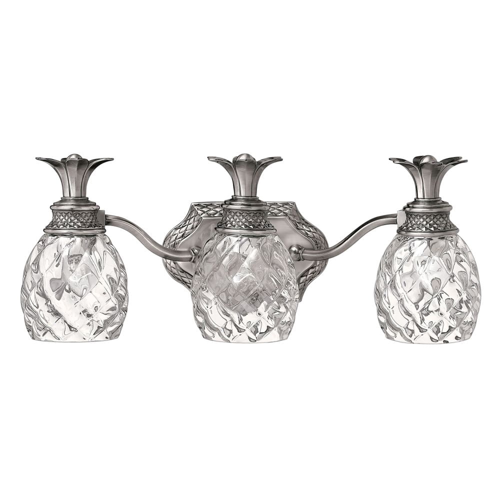Hinkley Lighting - Plantation - 3 Light Bath Vanity in Traditional and Glam