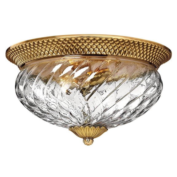 Hinkley Lighting - Plantation - 3 Light Medium Flush Mount in Traditional-Glam