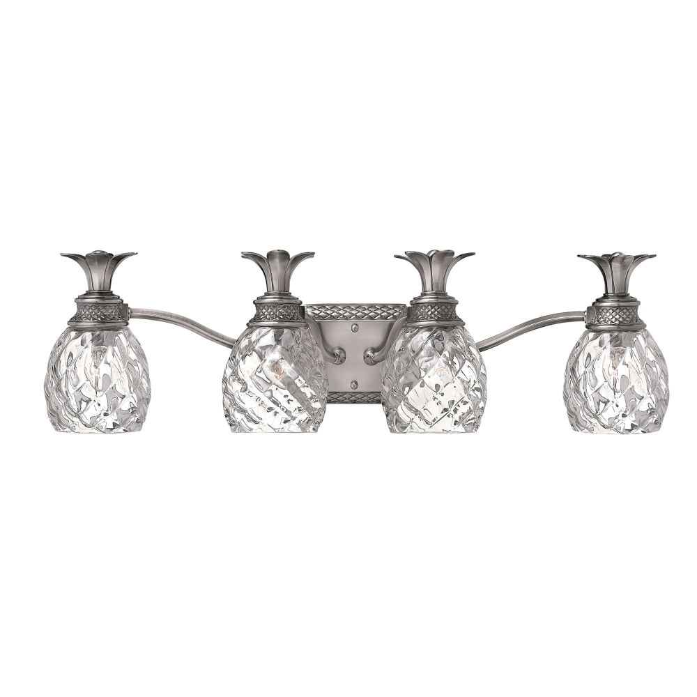 Hinkley Lighting - Plantation - 4 Light Bath Vanity in Traditional and Glam