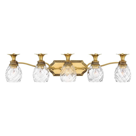 Hinkley Lighting - Plantation - 5 Light Bath Vanity in Traditional and Glam