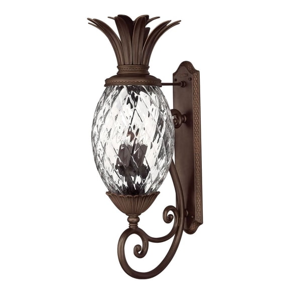 Hinkley Lighting - Plantation - Cast Outdoor Lantern Fixture in Traditional-Glam