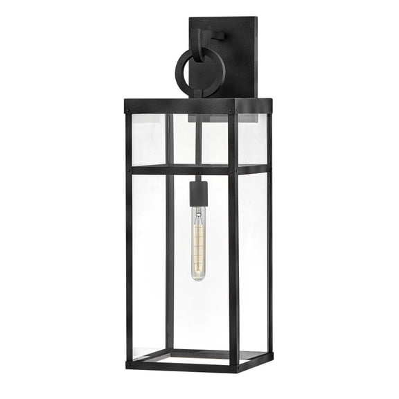 2807DZ-LL Hinkley Lighting Porter - 1 Light Extra Large Outdoor Wall Lantern in Transitional Style - 9.5 Inches Wide by 29 Inches High-Aged Zinc