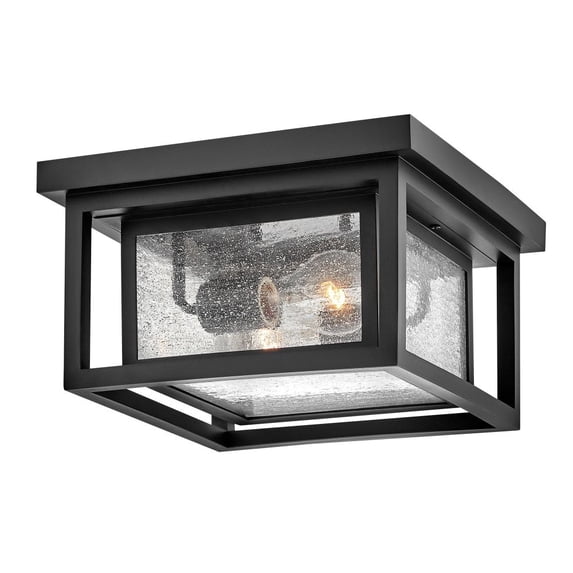 Hinkley Lighting - Republic - 16W 2 LED Outdoor Medium Flush Mount-6.5 Inches