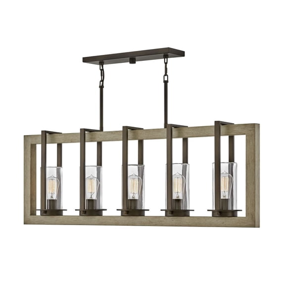 Hinkley Lighting - Riverwood - 5 Light Outdoor Linear Hanging Lantern in