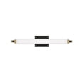 thumbnail image 1 of 24W Led Medium Bath Vanity In Transitional And Industrial Style-4.25 Inches Tall And 24 Inches Wide-Black/Heritage Brass Finish Hinkley Lighting, 1 of 14