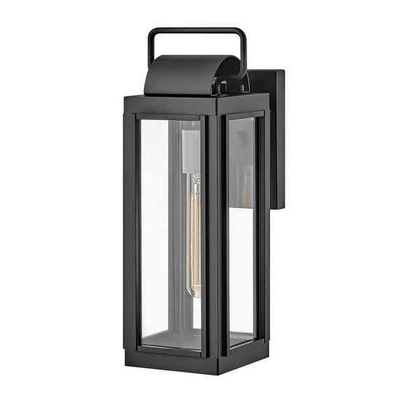 2840BK Hinkley Lighting Sag Harbor - 1 Light Small Outdoor Wall Lantern in Traditional and Coastal Style - 5.5 Inches Wide by 16.25 Inches High-Black