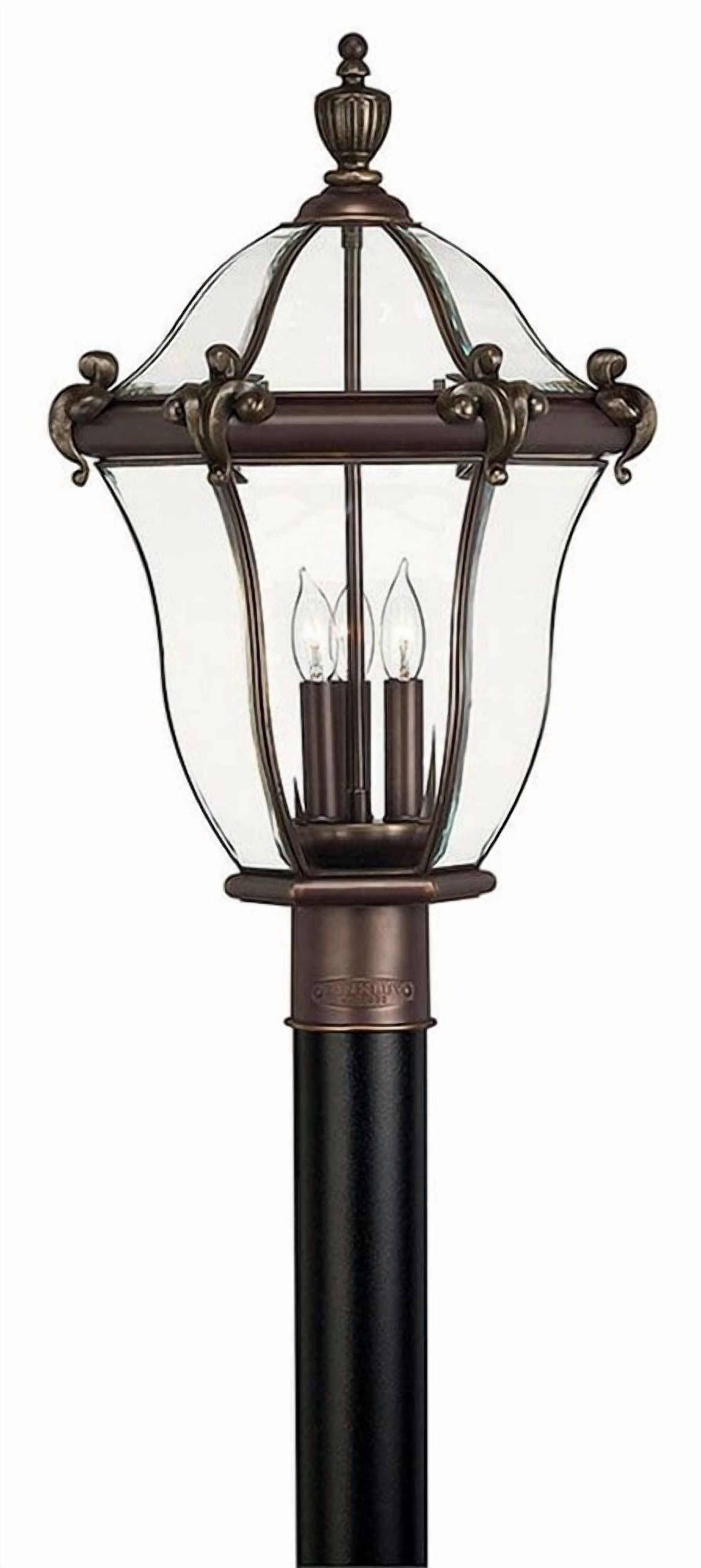 Hinkley Lighting - San Clemente - 3 Light Large Outdoor Post Top or Pier Mount