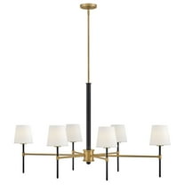 Hinkley Lighting - Saunders - 30W 6 LED Medium Linear Chandelier In Mid-Century