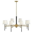 thumbnail image 1 of Hinkley Lighting - Saunders - 40W 8 LED Large Chandelier In Mid-Century Modern, 1 of 6