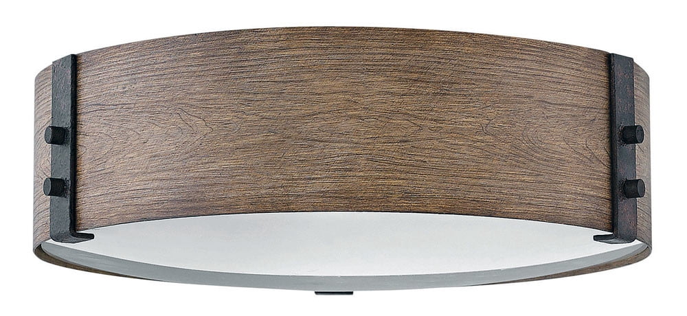Hinkley Lighting 29203 Sawyer 3 Light 15" Wide Open Air Outdoor Flush Mount Ceiling