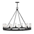 thumbnail image 1 of Hinkley Lighting - Sawyer - 60W 12 LED Outdoor Large Hanging Lantern In Rustic, 1 of 7
