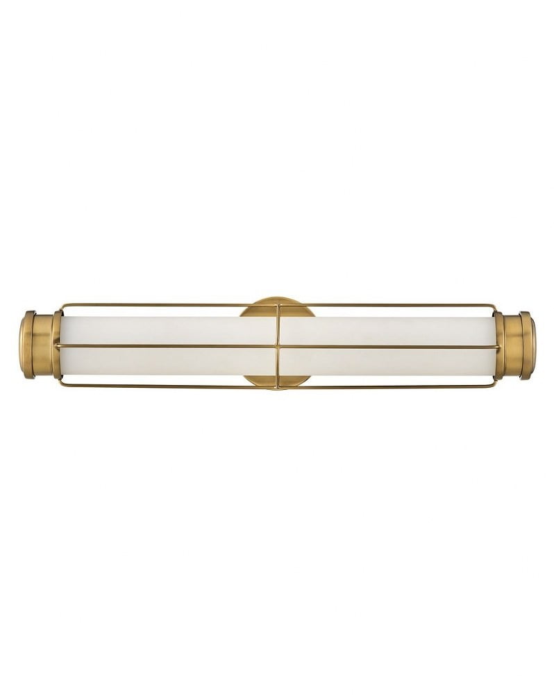 Saylor 24" Heritage Brass Dimmable LED Bath Vanity Light