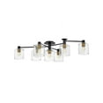 thumbnail image 1 of 7 Light Extra Large Semi-Flush Mount In Transitional-Modern Style 58.75 Inches Wide By 12.5 Inches High-Black Finish Hinkley Lighting 4513Bk, 1 of 3