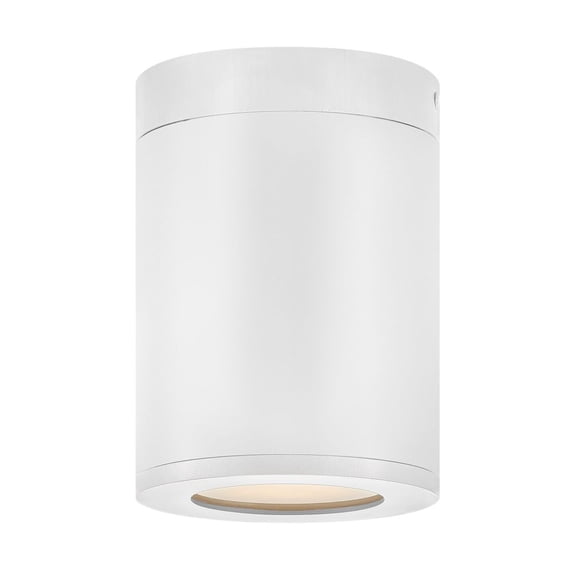 13592SW-LL Hinkley Lighting Silo - 7 Inch 6.5W 1 LED Small Outdoor Flush Mount made with Coastal Elements for Coastal Environments-Satin White Finish