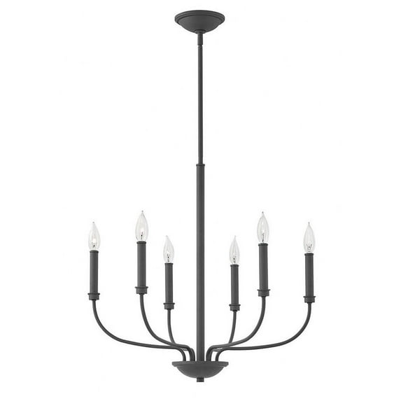Hinkley Lighting - Six Light Chandelier - Alister - Six Light Chandelier in