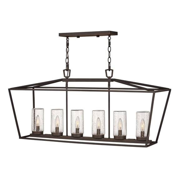 Hinkley Lighting - Six Light Outdoor Lantern - Alford Place - 6 Light Outdoor
