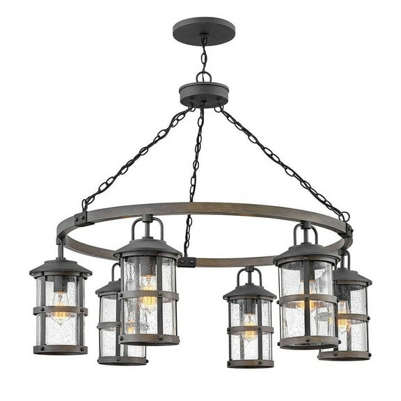 Hinkley Lighting - Six Light Outdoor Lantern - Outdoor - Lakehouse - 6 Light