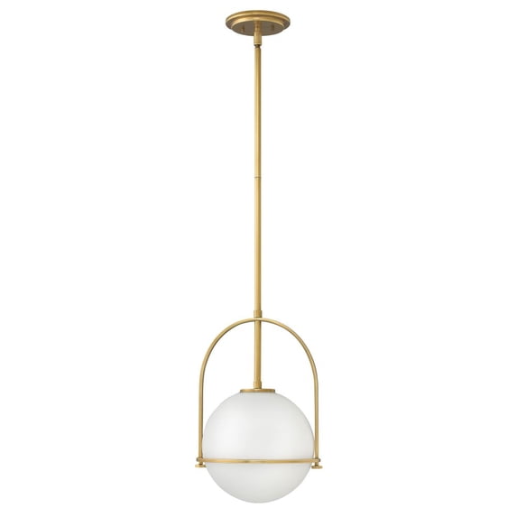 3407HB Hinkley Lighting Somerset - 1 Light Medium Pendant in Transitional Style - 11.5 Inches Wide by 17 Inches High-Heritage Brass Finish