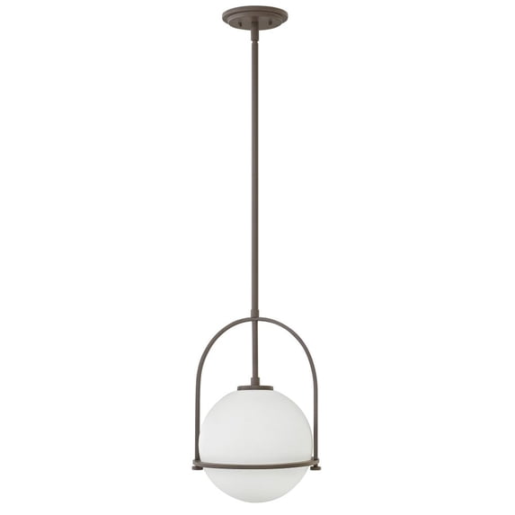 3407KZ Hinkley Lighting Somerset - 1 Light Medium Pendant in Transitional Style - 11.5 Inches Wide by 17 Inches High-Buckeye Bronze Finish