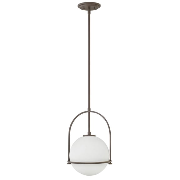 3407KZ Hinkley Lighting Somerset - 1 Light Medium Pendant in Transitional Style - 11.5 Inches Wide by 17 Inches High-Buckeye Bronze Finish