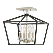 Hinkley Lighting - Stinson - 4 Light Medium Semi-Flush Mount in Transitional