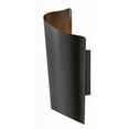 thumbnail image 1 of Hinkley Lighting - Surf - 19 Two Light Medium Outdoor Wall Mount  Satin Black, 1 of 2