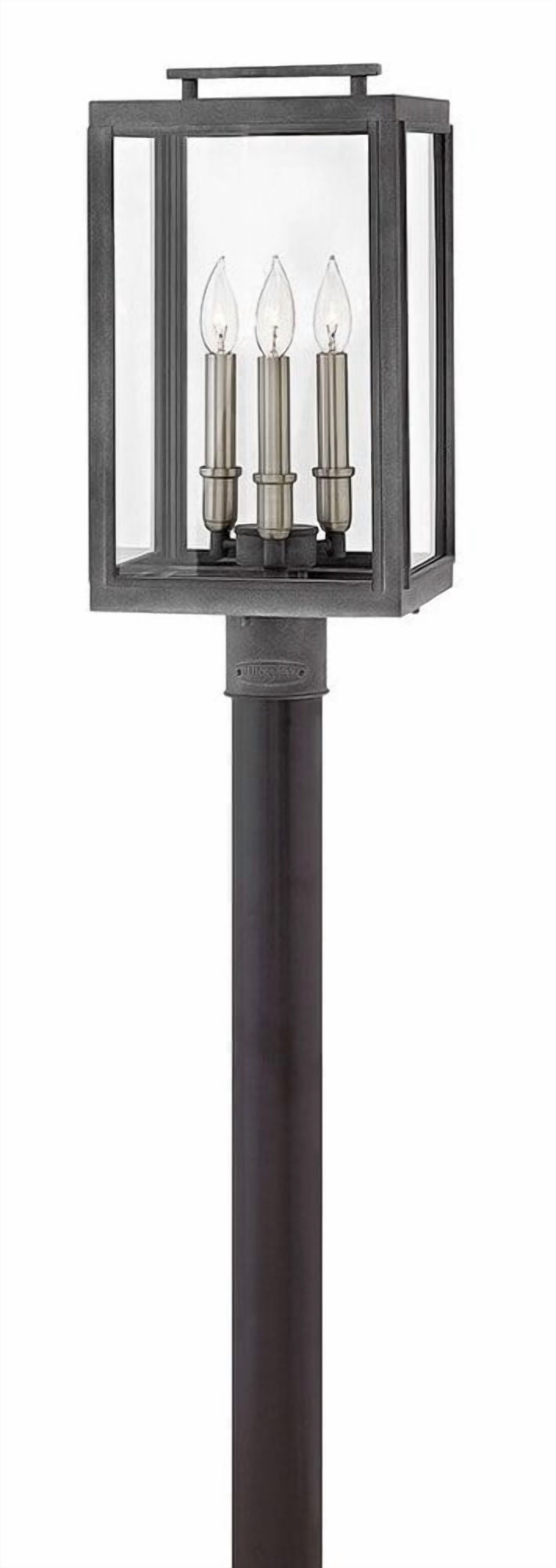Hinkley Lighting - Sutcliffe - 3 Light Large Outdoor Post Top or Pier Mount