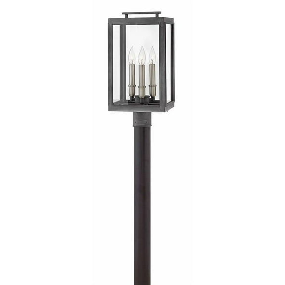 Hinkley Lighting - Sutcliffe - 3 Light Large Outdoor Post Top or Pier Mount