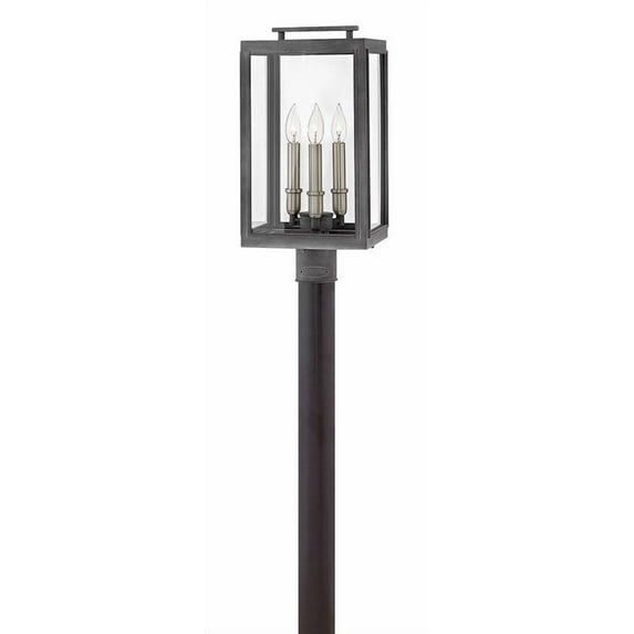 Hinkley Lighting - Sutcliffe - 3 Light Large Outdoor Post Top or Pier Mount