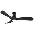 thumbnail image 1 of 903456FBB-LDD Hinkley Lighting Swell Flush Illuminated - 3 Blade Ceiling Fan with Light Kit In Modern Style-12.75 Inches Tall and 56 Inches Wide-Matte, 1 of 18