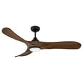 thumbnail image 1 of 903856FWB-LDD Hinkley Lighting Swell Illuminated - 3 Blade Ceiling Fan with Light Kit In Modern Style-15 Inches Tall and 56 Inches Wide-Matte Black, 1 of 18