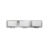 3 Light Bath Vanity In Modern Style 24 Inches Wide By 5 Inches High-Brushed Nickel Finish-Halogen Lamping Type Hinkley Lighting 53553Bn