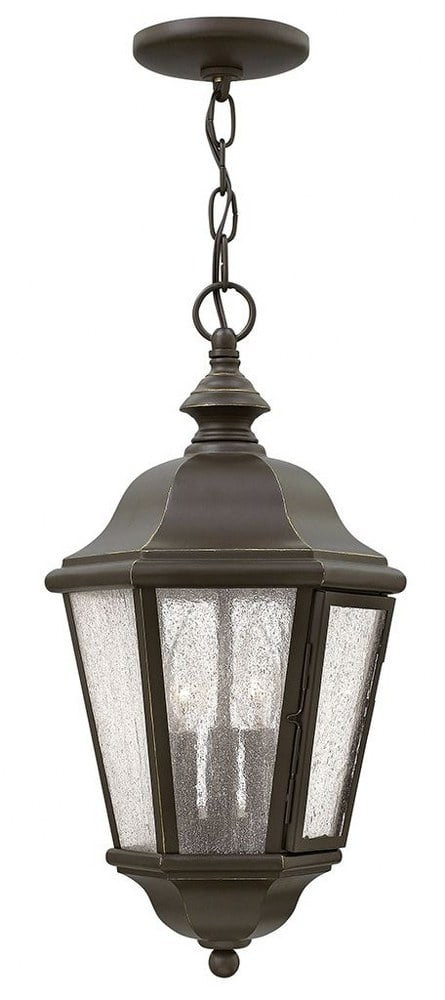 Edgewater Oil Rubbed Bronze 3-Light Outdoor Hanging Lantern