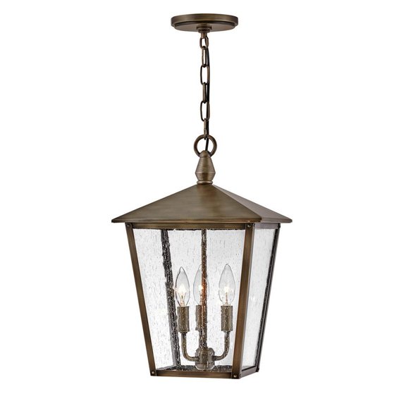 Hinkley Lighting - Three Light Hanging Lantern - Huntersfield - 3 Light Medium