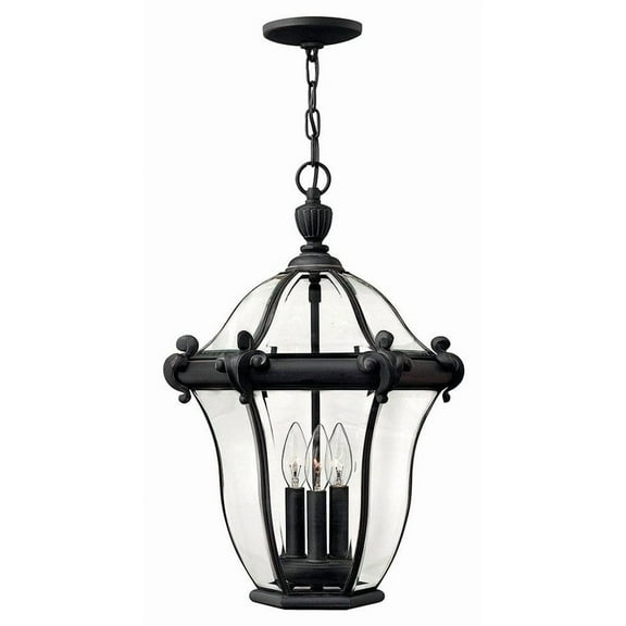 Hinkley Lighting - Three Light Hanging Lantern - San Clemente - 3 Light Large