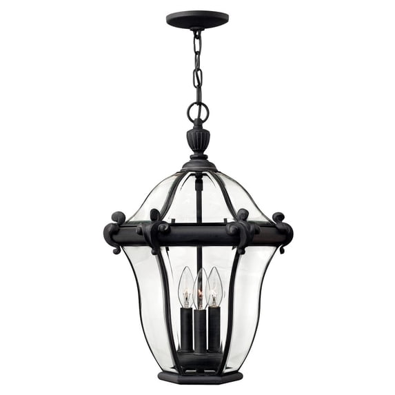 Hinkley Lighting - Three Light Hanging Lantern - San Clemente - 3 Light Large