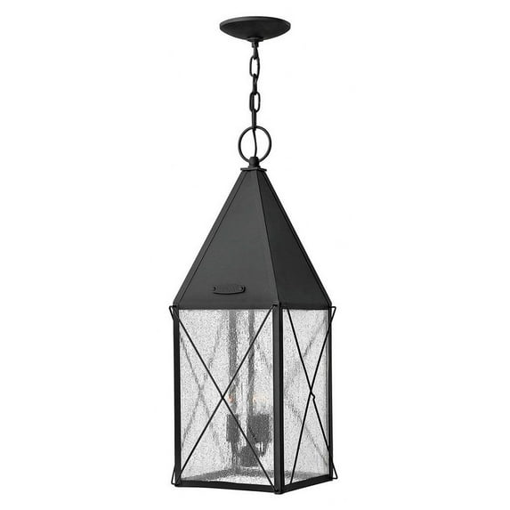 Hinkley Lighting - Three Light Hanging Lantern - York - Three Light Outdoor
