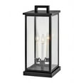 thumbnail image 1 of 3 Light Large Outdoor Pier Mount Lantern-Black Finish-Incandescent Lamping Type Hinkley Lighting 20017Bk, 1 of 2