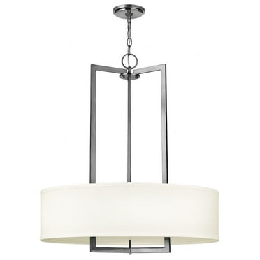 3 Light Medium Drum Chandelier In Transitional Style 26 Inches Wide By 30.25 Inches High-Brushed Bronze Finish-Incandescent Lamping Type Hinkley