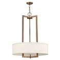 thumbnail image 1 of 3204BR Hinkley Lighting Hampton - 3 Light Medium Drum Chandelier in Transitional Style - 26 Inches Wide by 30.25 Inches High-Brushed Bronze, 1 of 9