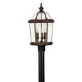 thumbnail image 1 of Hinkley Lighting - Three Light Post Top/ Pier Mount - Augusta - Brass Outdoor, 1 of 2