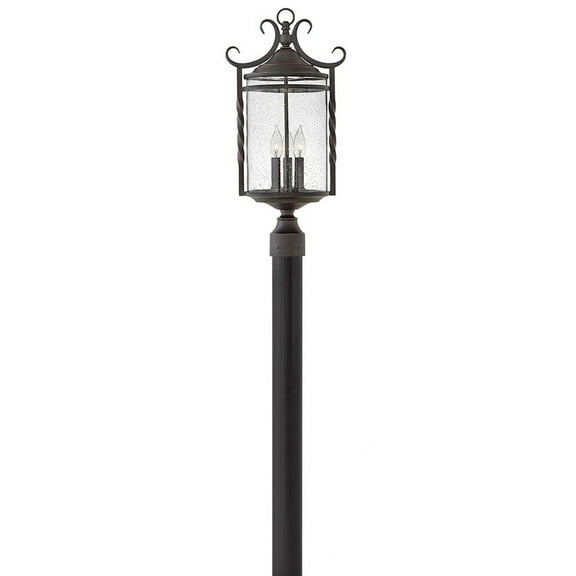 Hinkley Lighting - Three Light Post Top/ Pier Mount - Casa - 3 Light Large