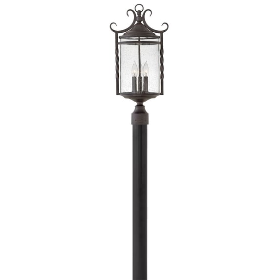 Hinkley Lighting - Three Light Post Top/ Pier Mount - Casa - 3 Light Large
