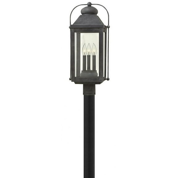 Hinkley Lighting - Three Light Post Top/ Pier Mount - Outdoor - Anchorage - 3