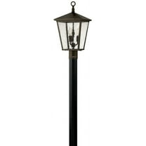 Hinkley Lighting - Three Light Post Top/ Pier Mount - Outdoor - Trellis - 3