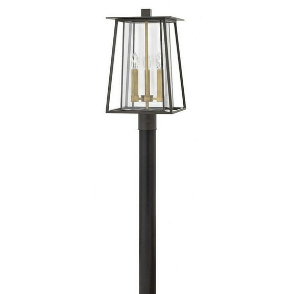 Hinkley Lighting - Three Light Post Top/ Pier Mount - Outdoor - Walker - Three