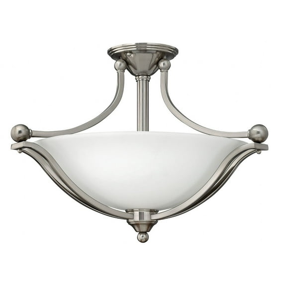 Hinkley Lighting - Three Light Semi-Flush Mount - Bolla - 3 Light Large
