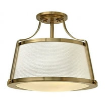 Hinkley Lighting - Three Light Semi-Flush Mount - Foyer - Charlotte - 3 Light