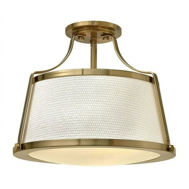 Hinkley Lighting - Three Light Semi-Flush Mount - Foyer - Charlotte - 3 Light