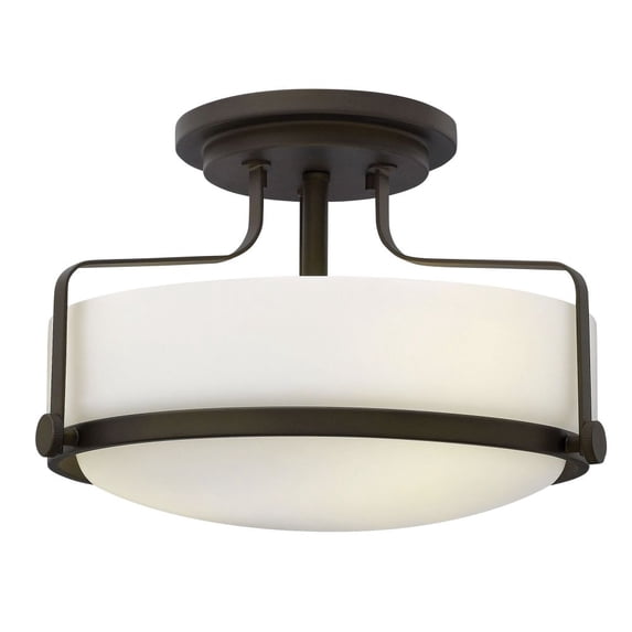 Hinkley Lighting - Three Light Semi-Flush Mount - Foyer - Harper - 3 Light